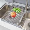 Компактная складная сушилка для посуды для кухонной раковины - Экономичная полка для дома и ресторана