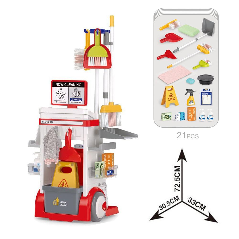 Детский игровой домик Детская имитация бытовой техники Уборка Игрушки Девочка Уборка Имитация Пылесос Инструмент