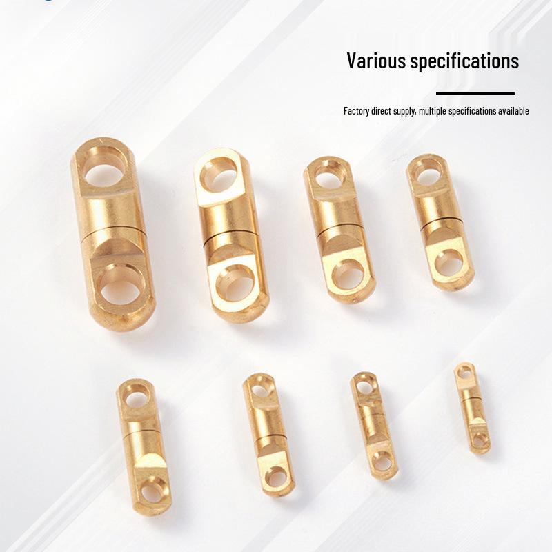 Латунный вертлюг с кольцом-восьмеркой, Вращающиеся на 360° соединительные кольца, Аксессуар для рыболовной приманки