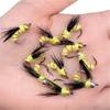 Fly Fishing Flies Kit, 24Pcs/Set Handmade Flies Fishing Lure, Dry/Wet Flies Fishing For Trout Bass Biomimetic Bait Lure, With Flies Box