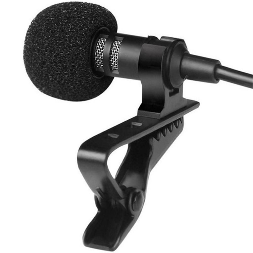 Portable Professional Grade Lavalier Microphone 3.5mm Jack Hands-free Omnidirectional Mic Easy