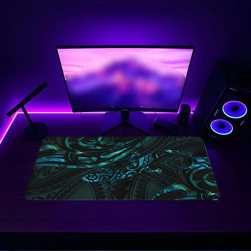 Pāua Mouse pad with a non slip rubber base suitable for home offices and an ideal gift for gamers