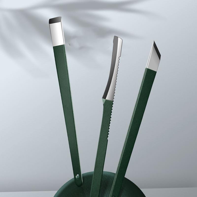 New Stainless Steel Nail Clipper Set Grooming Tool Set With Portable Case Manicure Art Tool Green Nails Cut