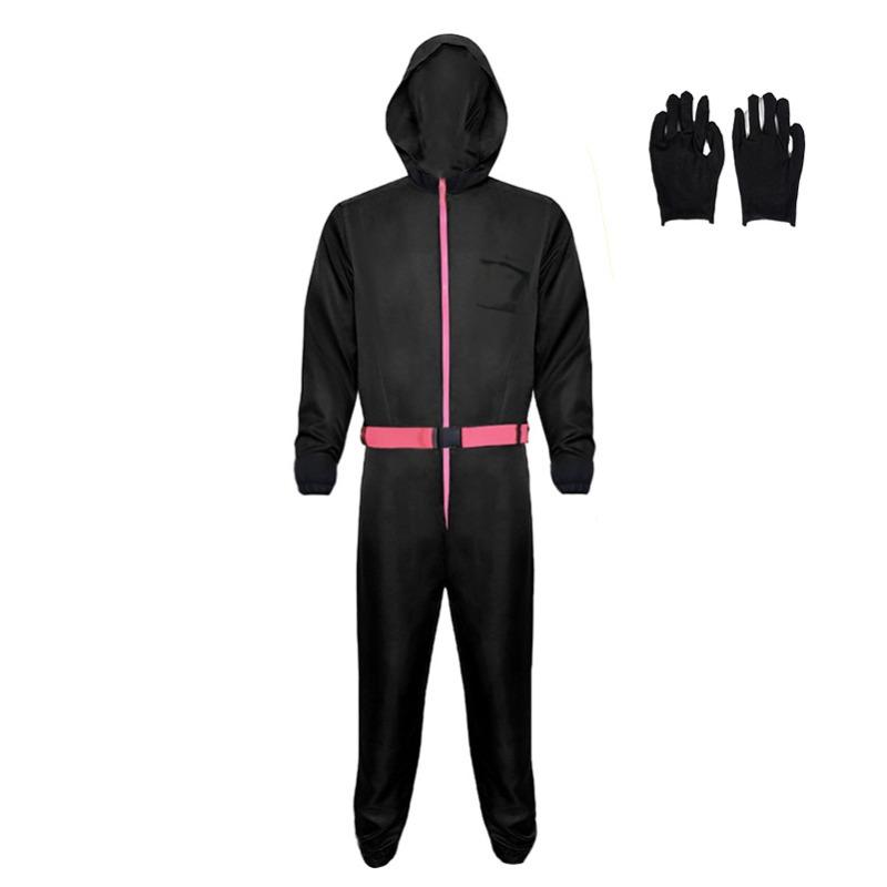 Детский Хэллоуин Косплей Игра Красный Костюм Детская Вечеринка Ролевая Игра Наряд для Переодевания Рабочая Одежда Комбинезоны