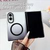 Прозрачный градиентный акриловый чехол с магнитной петлей для Samsung Galaxy Z Fold 8 Ultra 8 7 6 5 с покрытием для беспроводной зарядки Magsafe
