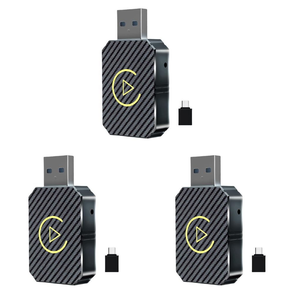 Беспроводной адаптер Carplay Android Auto 2 в 1 Mini Box Plug&Play Беспроводной ключ BT WiFi для OEM-проводных автомобилей CarPlay/Andriod Auto