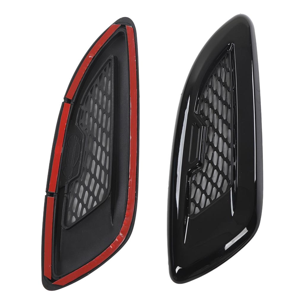 Car Dynamic Style Gloss Black Bonnet Grille Air Vent Trims Add On Replacement For Land Rover Range Rover Evoque L538 12 to 18