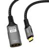 Кабель-конвертер HD-видео USB-C на DisplayPort 2.1, 16K@30Hz, 54 Гбит/с, Совместим с компьютером и телефоном