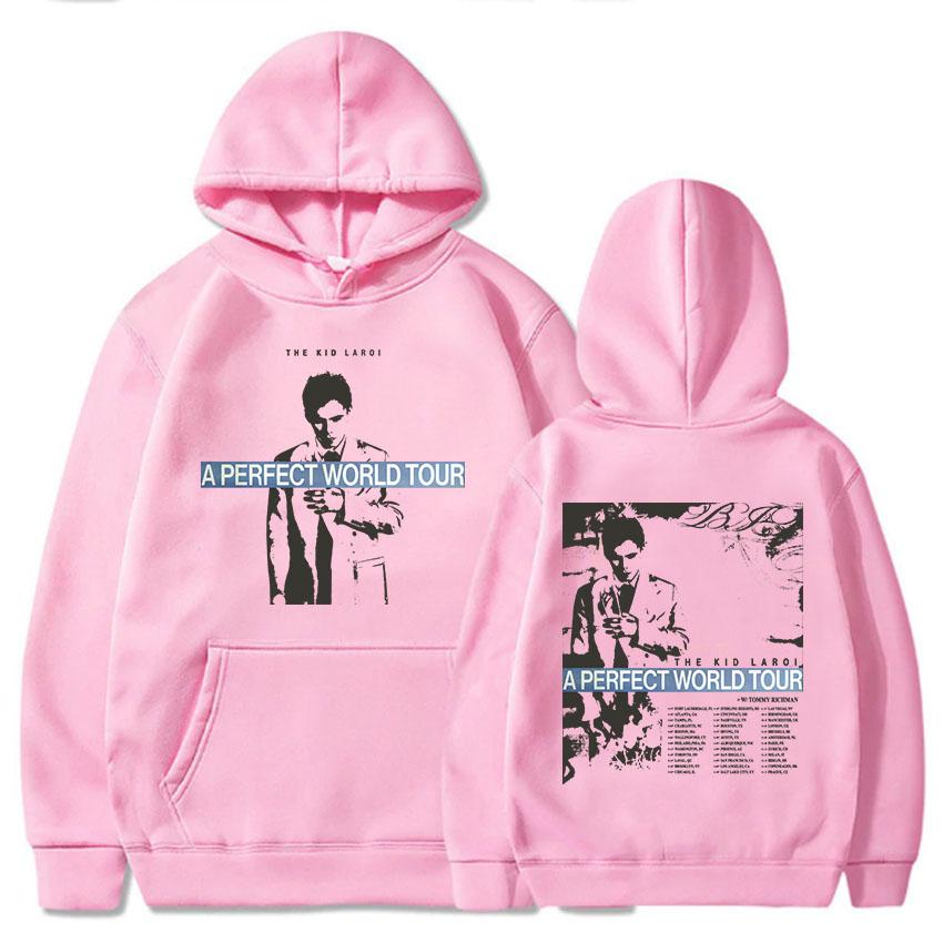 A PERFECT WORLD TOUR 2026 Hoodies THE KID LAROI Graphic Sweatshirt Long Sleeve Loose Casual Pullover Print Merch