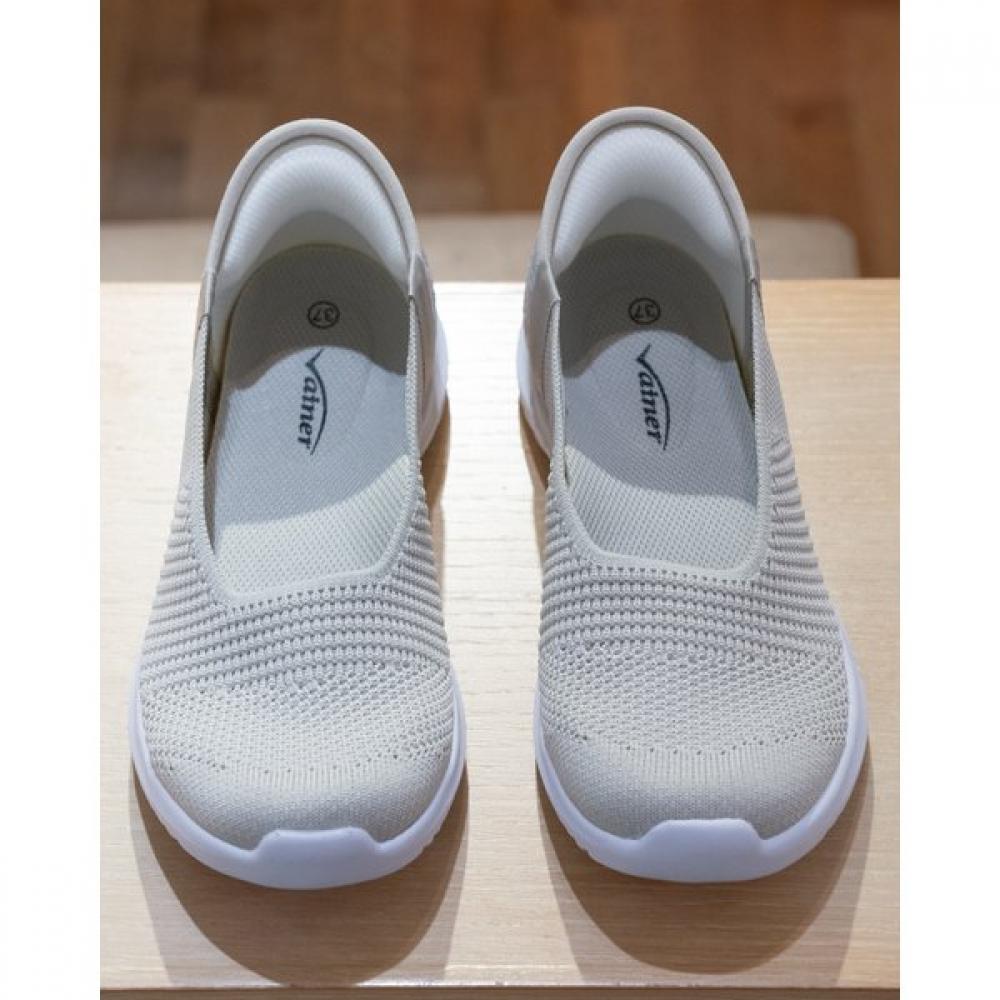 Vainer Men Gray Span Comfort Shoes 9x45