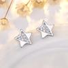 New 925 Sterling Silver High Quality Zircon Stud Earrings for Women Exquisite Student Girlfriend Jewelry Accessories Wedding