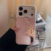 Девочка полый цветочный кролик подходит для чехла на телефон Apple 17Promax IP16 цвет серебристый IMD15Pro крышка-подставка