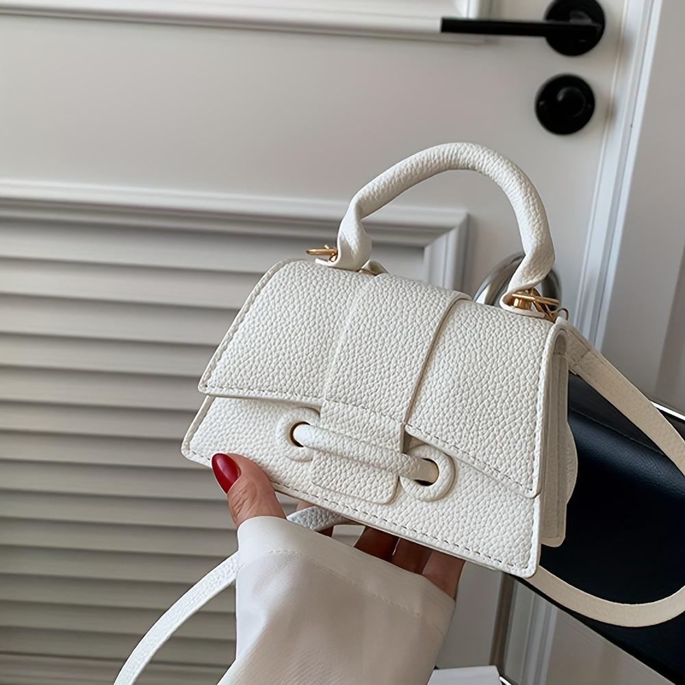 Сумка Trendy Niche Design, женская мини-сумка через плечо, модный квадратный кошелек с верхней ручкой