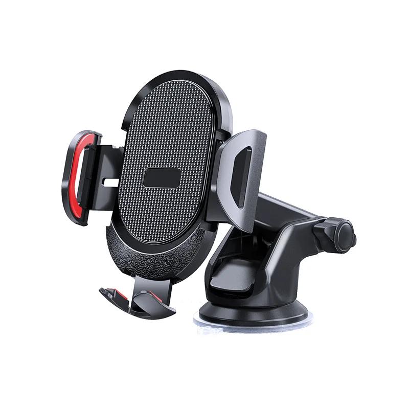 Вращающийся на 360 градусов автомобильный держатель для мобильного телефона, фиксированная противоударная мобильная подставка, большая поддержка GPS для iPhone, Xiaomi, Samsung, аксессуары