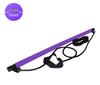 Women's Pilates Bar with Foot Pedal & Elastic Resistance Band for Home Fitness