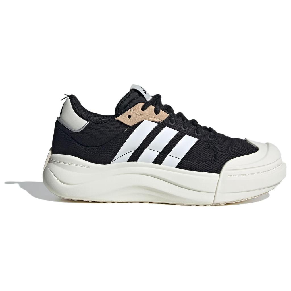 adidas Maxxcourt Spw Круглый носок Шнуровка Прочные Низкие Повседневные Кроссовки Унисекс Повседневная Обувь Черный Белый IH6058