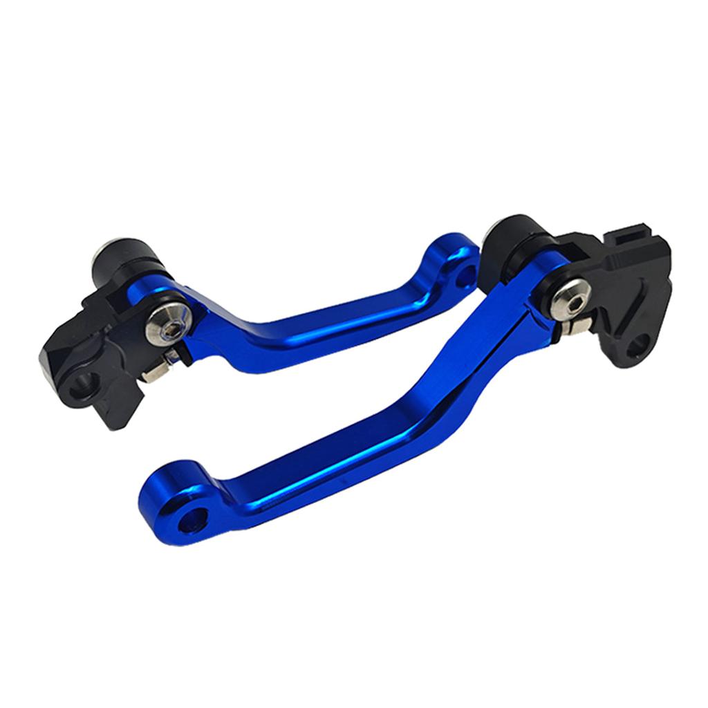Motorcycle Short Brake Clutch Levers Handle for WR250 Replacement Aluminum Brake Clutch Lever Adjustable Brake Lever