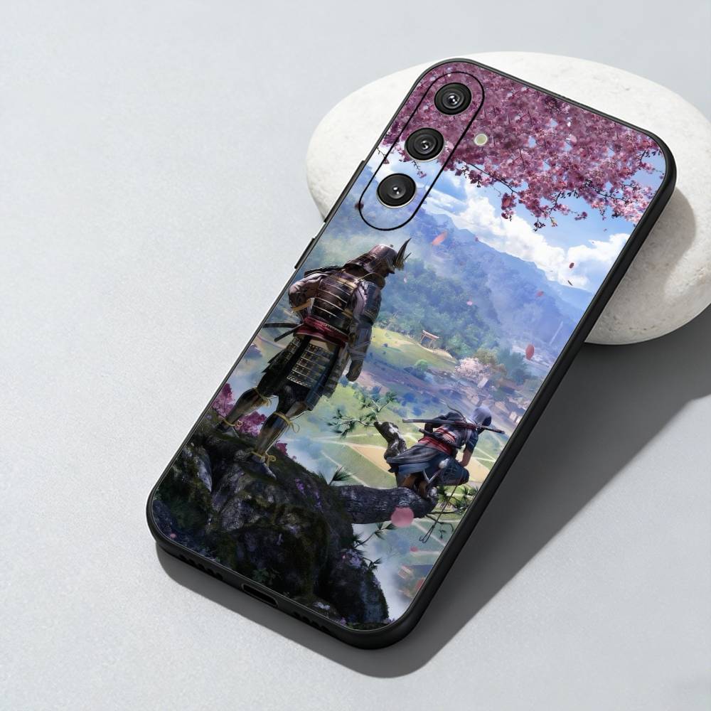 Чехол для телефона A-Assassins Creed S-Shadows Наоэ и Ясуке Для Samsung Galaxy A73,A72,A71,A70,A52,A51 Другие Мягкий Черный Чехол