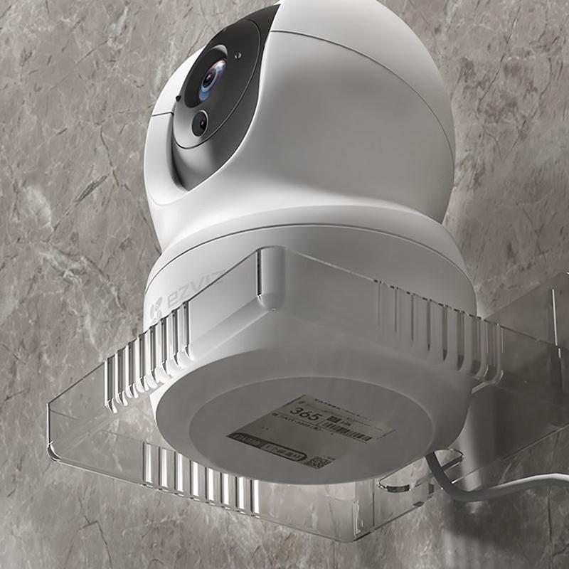 Wall Mount Floating Stand Shelf For Security Camera Mini Speaker Other Small Items In Bedroom Bathroom Kitchen Living Room