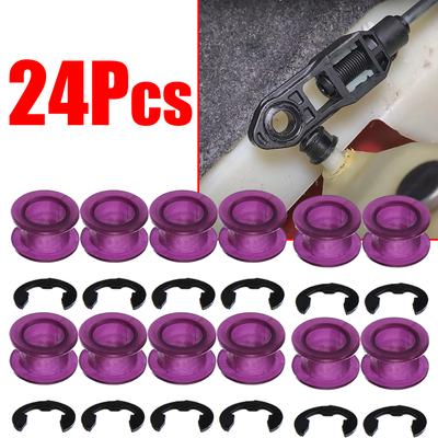 24 шт. AT Shift Shifter Cable Sleeve Linkage Ends Grommet Sleeve Repair Kit для Nissan Toyota Hyundai Kia Mazda Suzuki Lexus Fix
