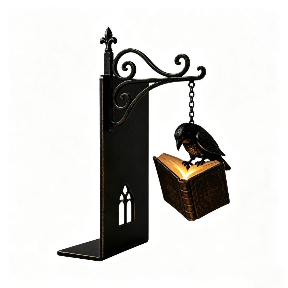 Compact Mini Size LED Bookshelf Decor Light Fine Craftsmanship Desktop Ornament Study Room