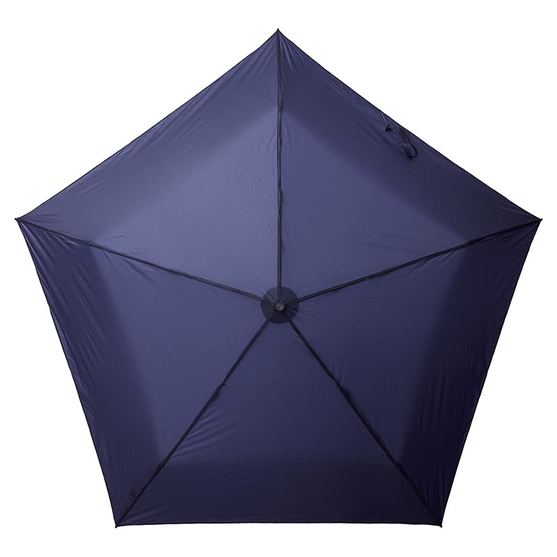 Magical Tech Ultra Lightweight 65g Folding Hand Easy Opening and Rain Diameter 50cm Navy Blue Umbrella, Opening, Closing, Umbrella, Plain, 80cm,