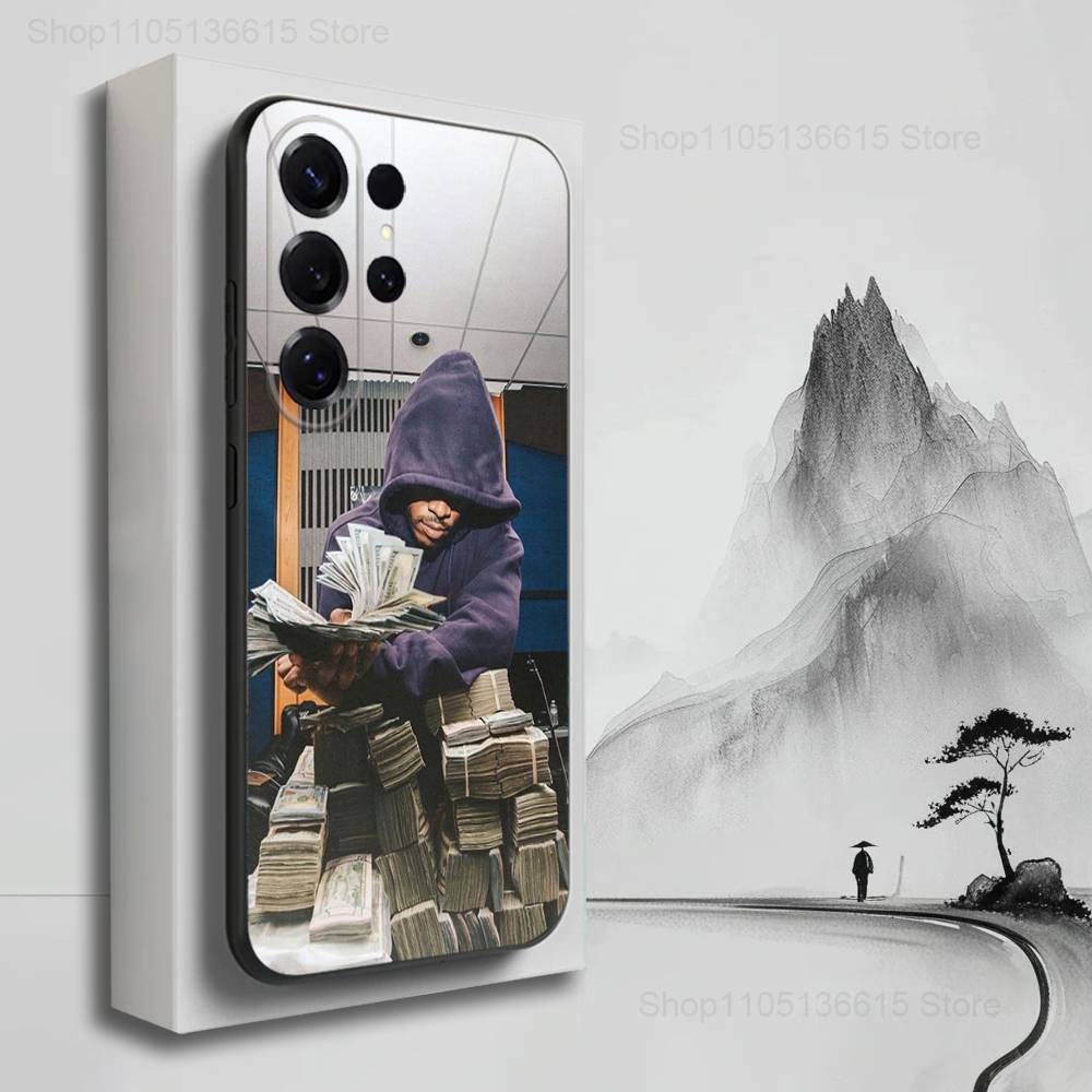Крутой чехол для Samsung S23, S25, S20, S10, S9, S21, S24, S22, Ultra, FE, Plus, Lite, с изображением рэпера F-FUTURE, из мягкого силикона, черный