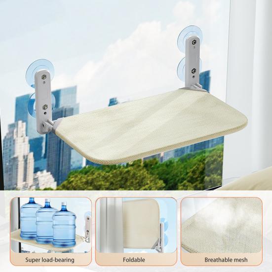 Складной гамак для кошек, дышащий сетчатый тканевый чехол, беспроводная кровать для кошек с 4 присосками, беспроводная стальная рама, оконный насест для принятия солнечных ванн в помещении