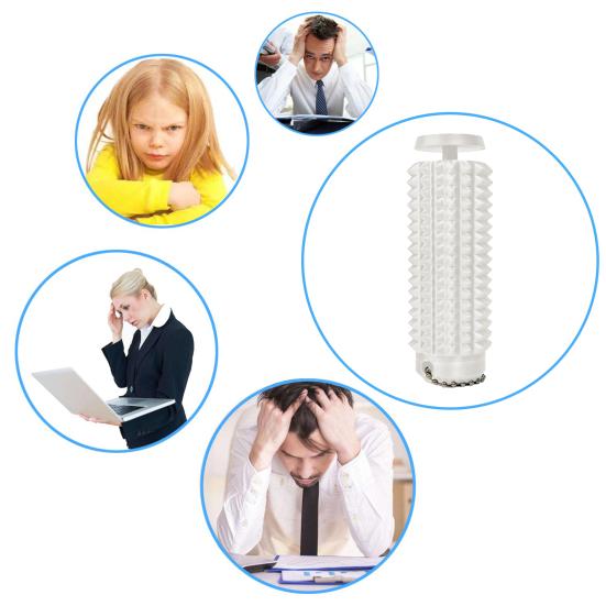 Брелок-шип для снятия тревоги, тихая сенсорная игрушка-непоседа уникальной формы барабана, брелок для снятия стресса