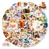 56 Литературных и Художественных Милых Стикеры с Питомцами Читающими Животные Читающие Стикеры для Ручного Дневника Студенческий Блокнот DIY Декоративные Водонепроницаемые Стикеры