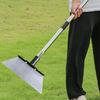 Garden Cleaning Shovel Multi-Purpose Steel Flat Shovel with Adjustable Handle Heavy Duty Snow Scraper Outdoor Shovel for Lawn Edging Ice Removal