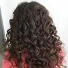 Свободные наращивание волос с глубокими волнами Яркие цвета Мягкая удобная высокотемпературная проволока Русский парик Ежедневное использование