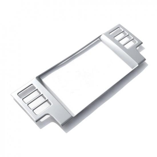 Silver Center GPS Navigation Cover Trim For Land Rover Discovery Sport 15-19