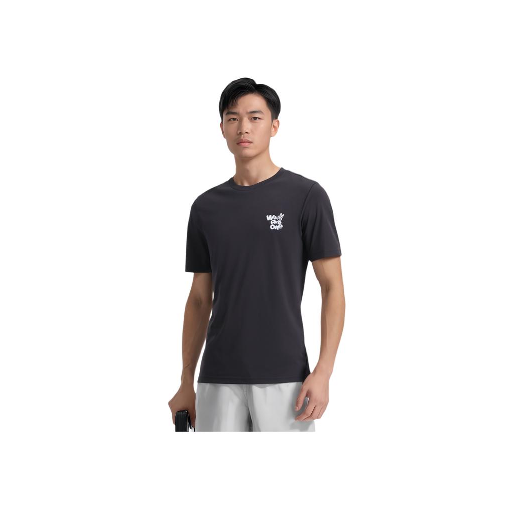 Футболка мужская с коротким рукавом и круглым вырезом Li Ning Wade Series Printed Sports AHSS031-1