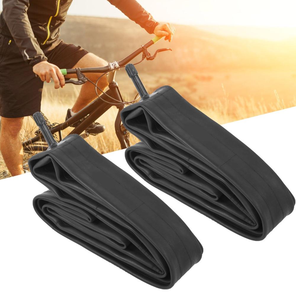 2PCS Butyl Rubber Inner Tube Replacement 26x1.95/2.125 Bike Tires Tube Cycling Accessories
