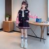 Girls' College Style Baseball Suit: Two-Piece Spring & Autumn Set