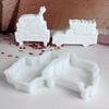 Holiday Vehicle Candle Silicone Molds Christmas Tree Silicones Mould For Handmade Candle Soap Holiday Home Decoration