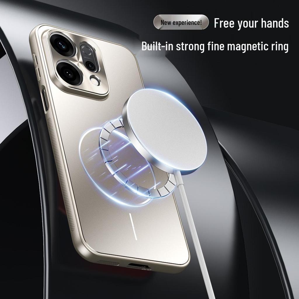 Чехол для телефона Oppo Reno14/Reno14 Pro с полной защитой от падений, защитой камеры и поддержкой беспроводной автомобильной зарядки