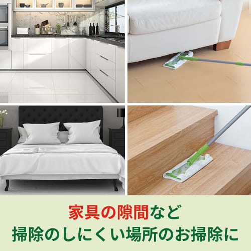 [.co.jp Exclusive] 3M Floor Wiper, Retractable, Single Handle, Floor Mopping, Cleaning, 3 Drying Sheets, Scotch-Brite