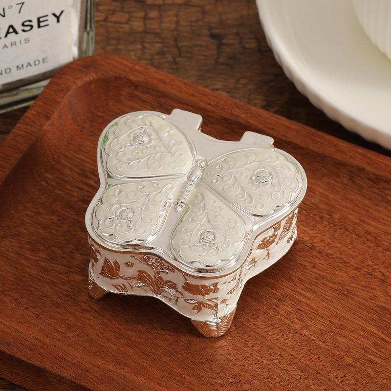 Jewelry Box - Metal Butterfly Jewelry Box - Zinc Alloy Jewelry Storage Box - Princess Jewelry Box - Gift Box