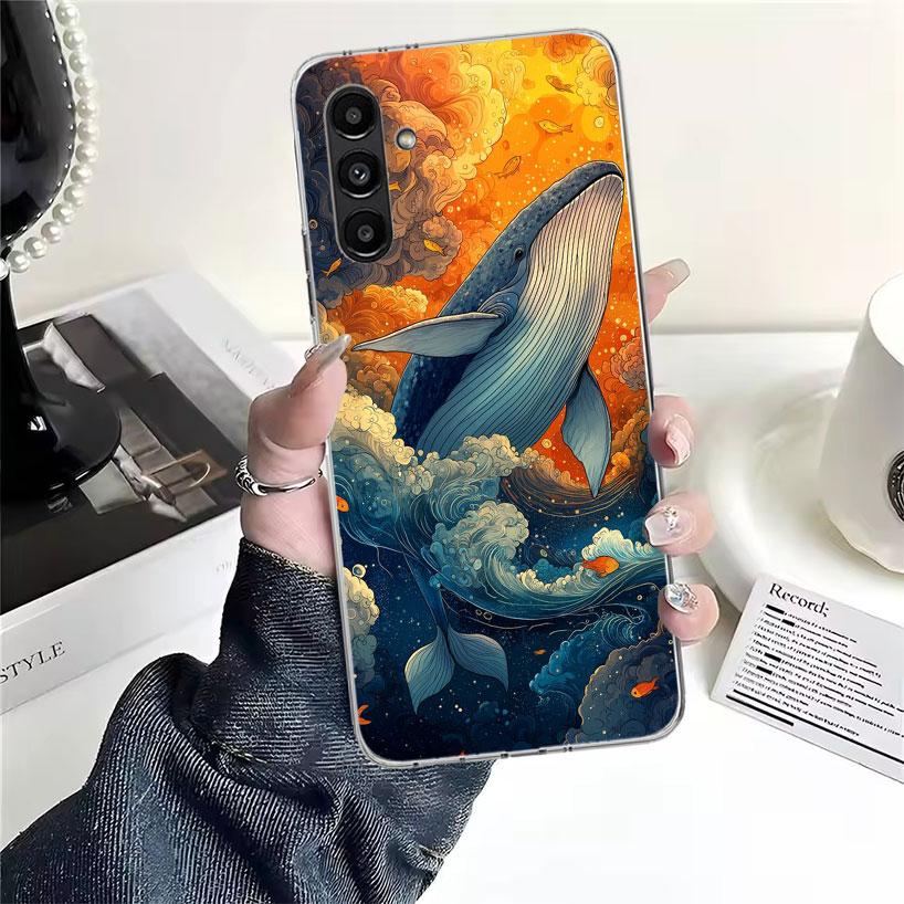 Чехол для телефона 'Морской Гигант - Горбатый Кит' Для Samsung Galaxy A13 A14 A15 A16 A17 A53 A54 A55 A56 A57 A33 A34 A35 A36 A37 A23 A24 A25 A