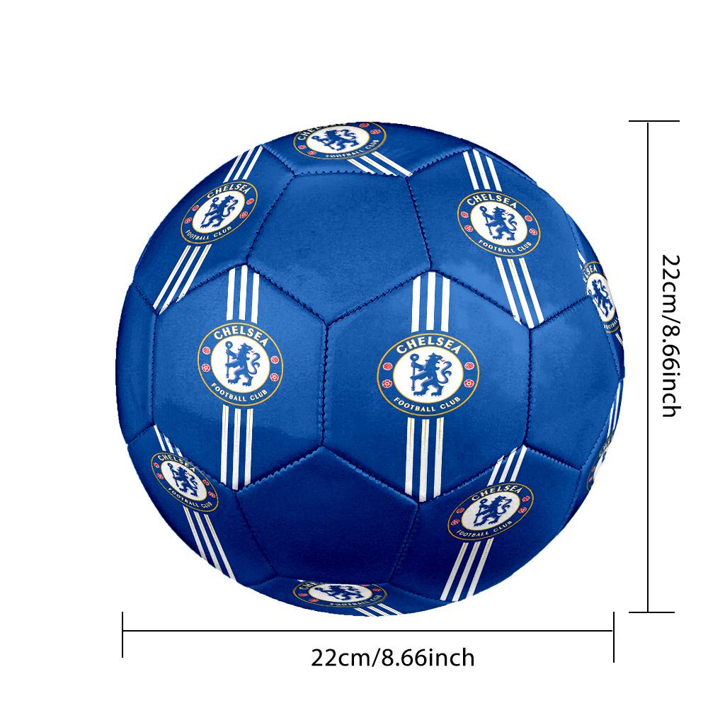 Футбольный мяч для зала Chelsea FC Цветной Для всех возрастов Размер 5 Машинная строчка ПВХ Готов к соревнованиям Прочный Высокий отскок