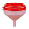 Набор пластиковых воронок пищевого класса с широким горлом для переливания жидкостей, воронки для масла, вина, кухонный гаджет
