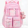 Cartoon Girls Spine-Reducing School Bags Primary School Bag for Kids Backpack Boys Girls Students Book Bag Satchels Grades 1-6