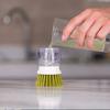 Щетка для мытья посуды с дозатором мыла Набор стеллажей для хранения кистей для рук Простая в использовании щетка для чистки кухни