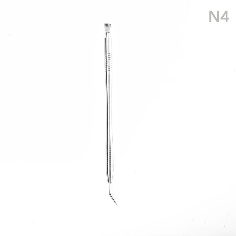 Инструменты для завивки ресниц, металлические стержни для очистки, косметический инструмент для ламинирования ресниц, разделительный инструмент, принадлежности для наращивания ресниц