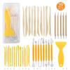 39 Pieces Set Stone Plastic Clay Pottery Tools Diy Clay Figurines Sculpting Electric Drill Pen