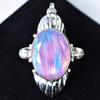Top Quality CERTIFIED 57 Ct Oval Opal 925 Starling Silver Natural Gems Pendant MY.PD-202-NS