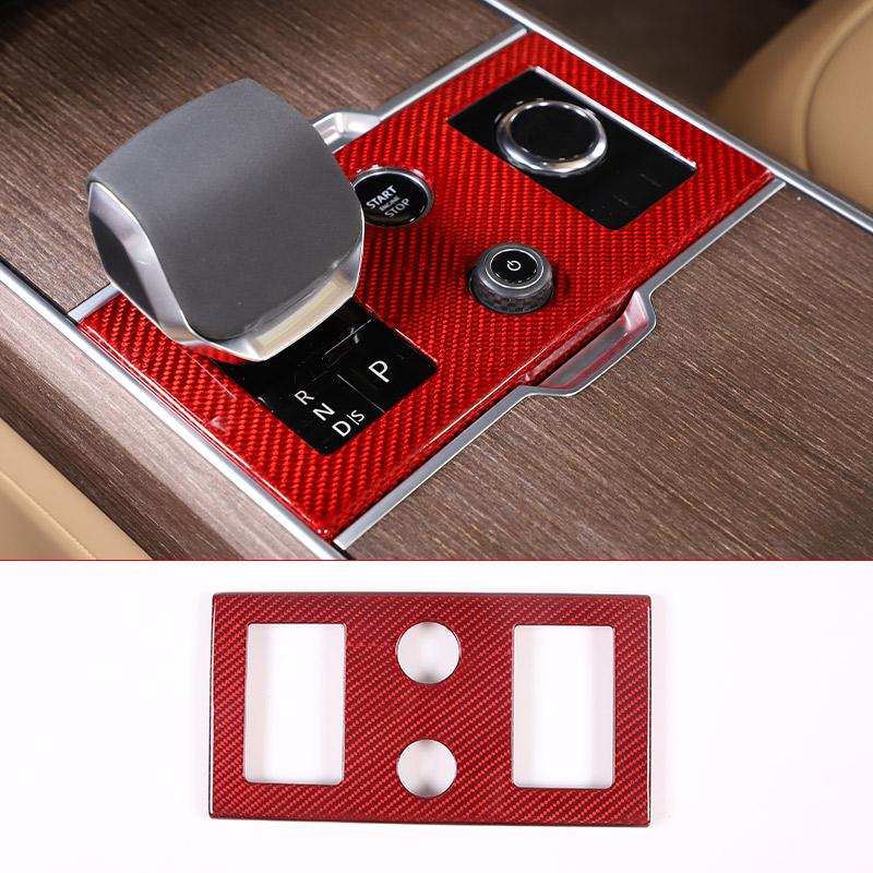 Real Carbon Fiber Car Center Control Shift Panel Frame Decorative Sticker For Range Rover Vogue L460 2025 2025 Car Accessories