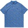 Polo SS24 Логотип Вышитый Парусник Повседневный Принт Рубашка Поло с Коротким Рукавом Мужские Рубашки Поло Синий 710934561-001